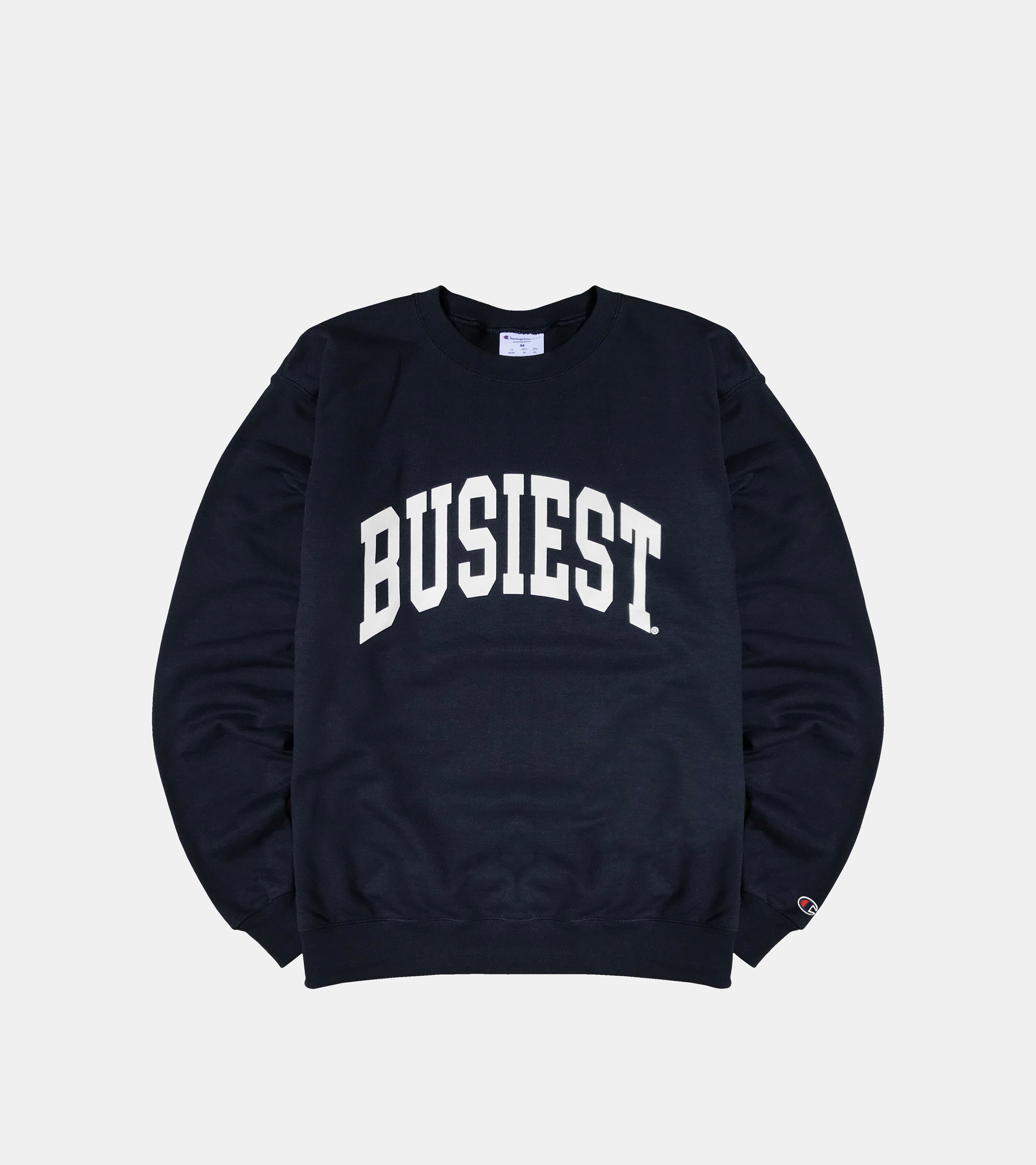 SORRYIMBUSY CHAMPION BUSIEST CREWNECK