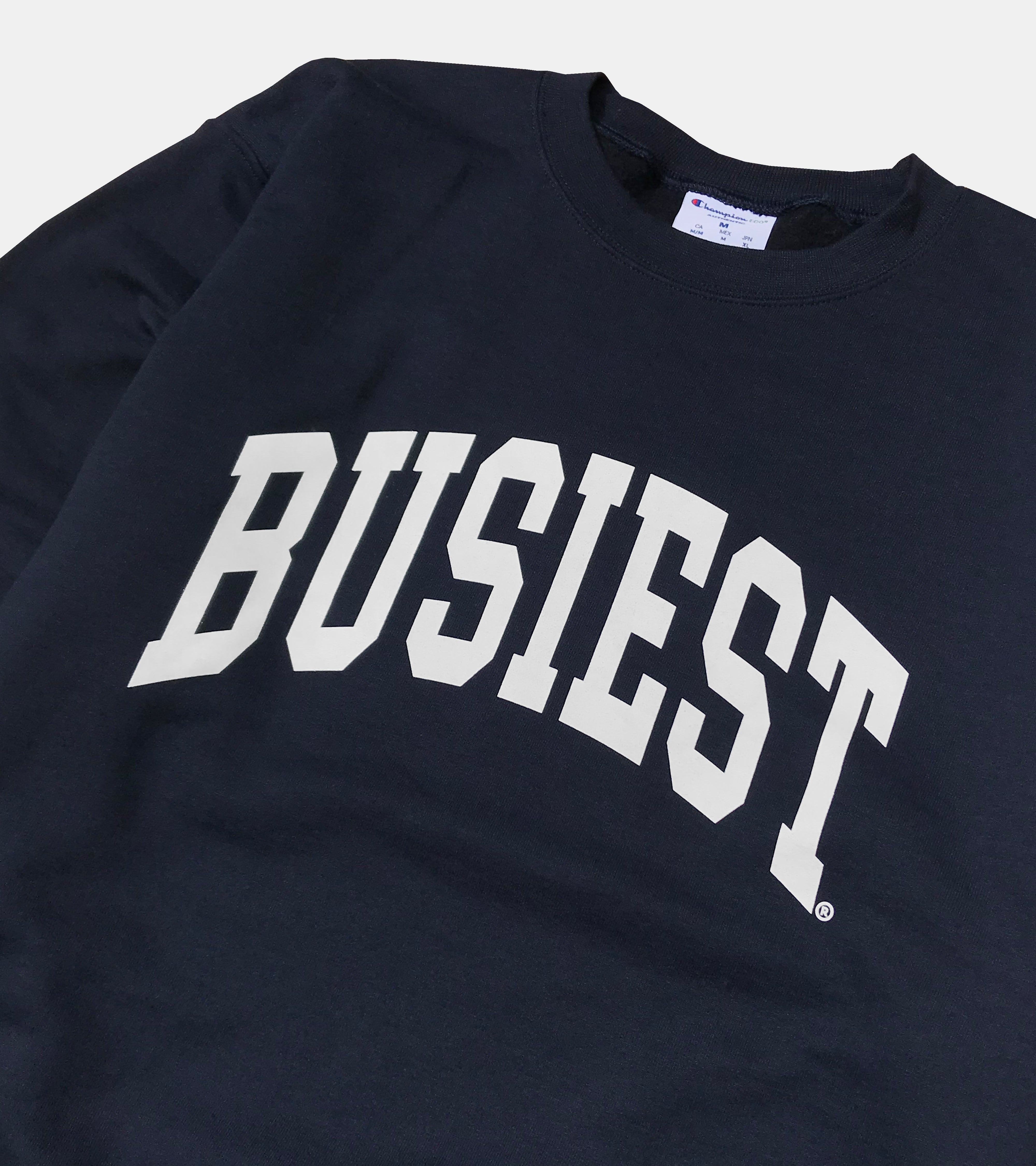 SORRYIMBUSY CHAMPION BUSIEST CREWNECK