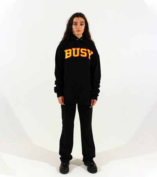 'BUSY' University Hoodie - SORRYIMBUSY