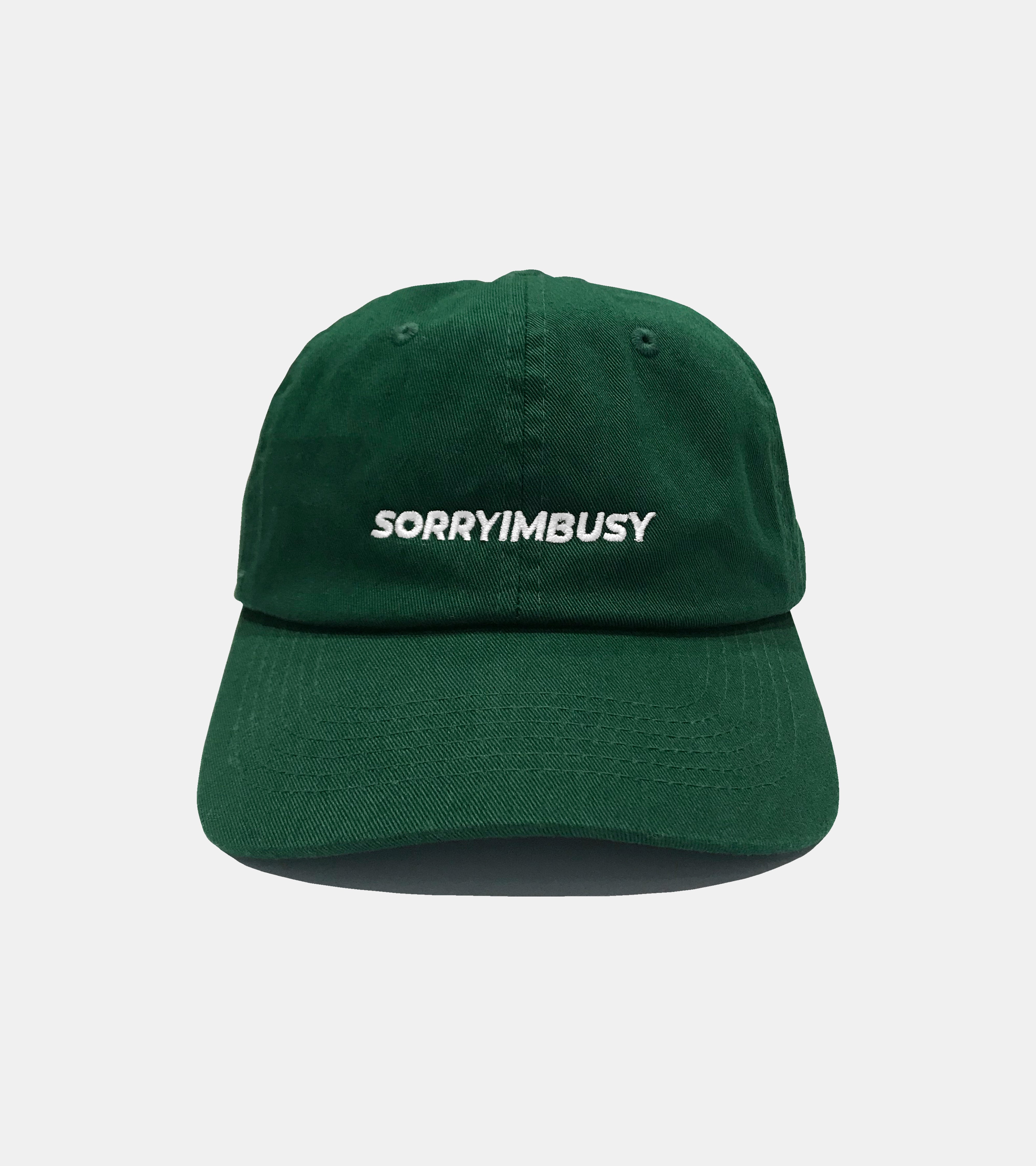 SORRYIMBUSY CLASSIC LOGO CAP GREEN