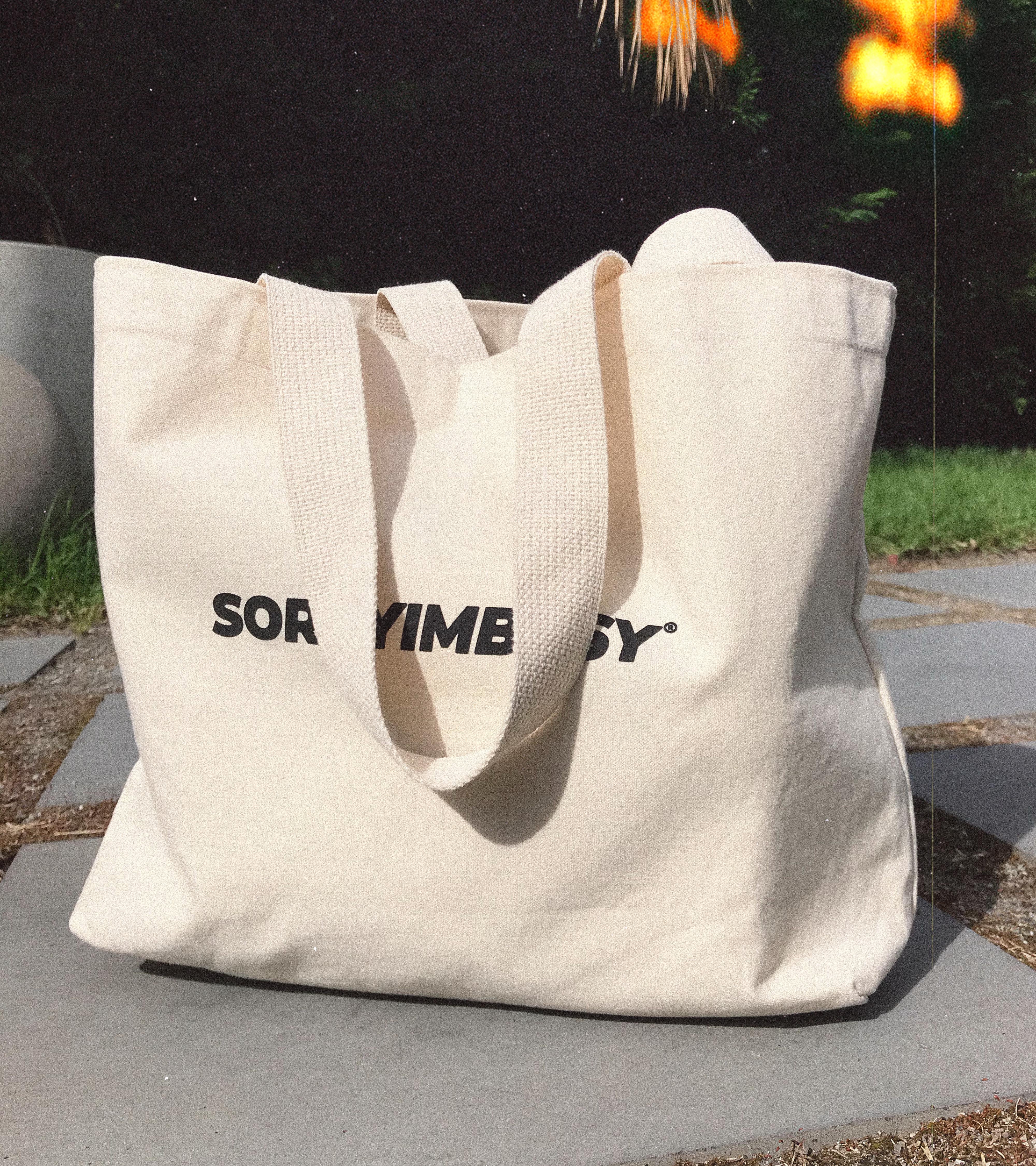 Heavyweight Logo Tote - SORRYIMBUSY