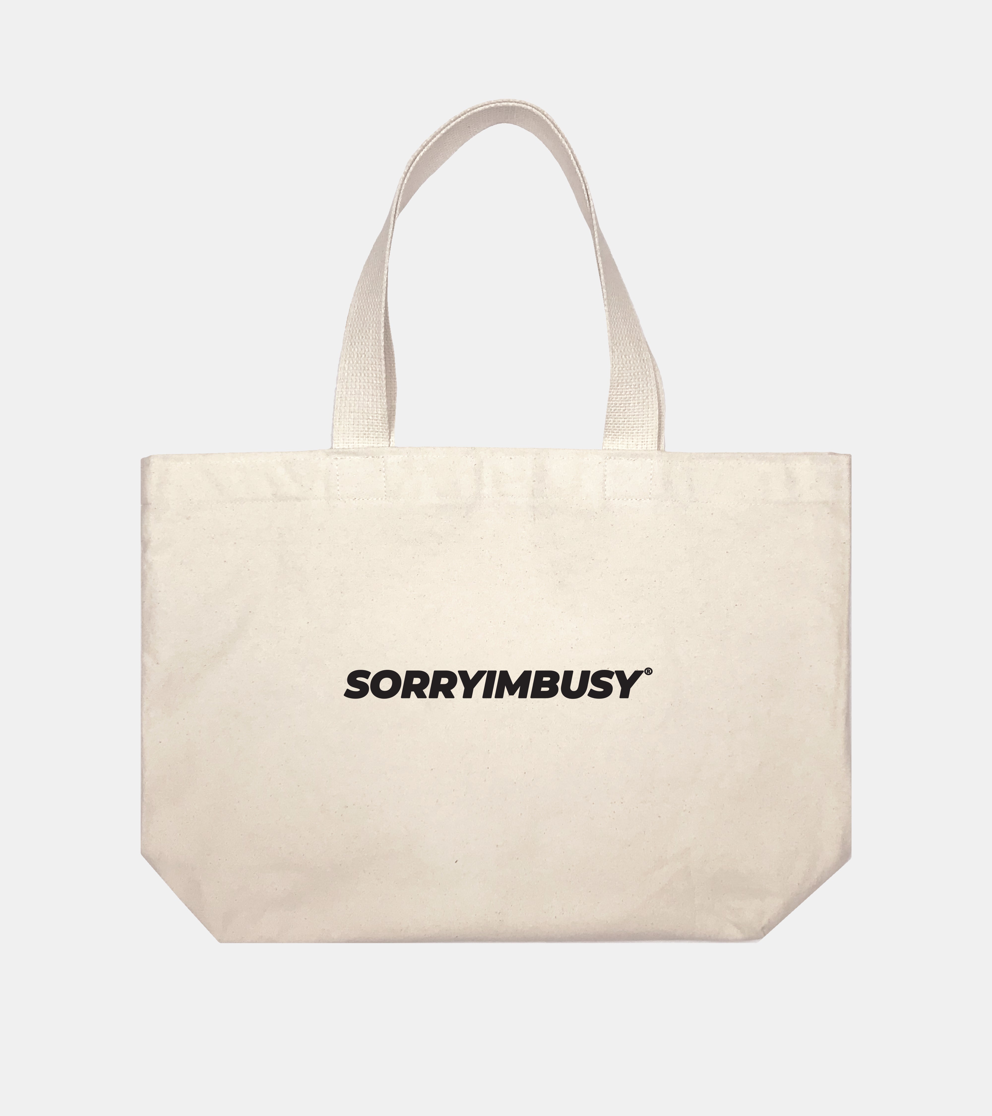 Heavyweight Logo Tote - SORRYIMBUSY