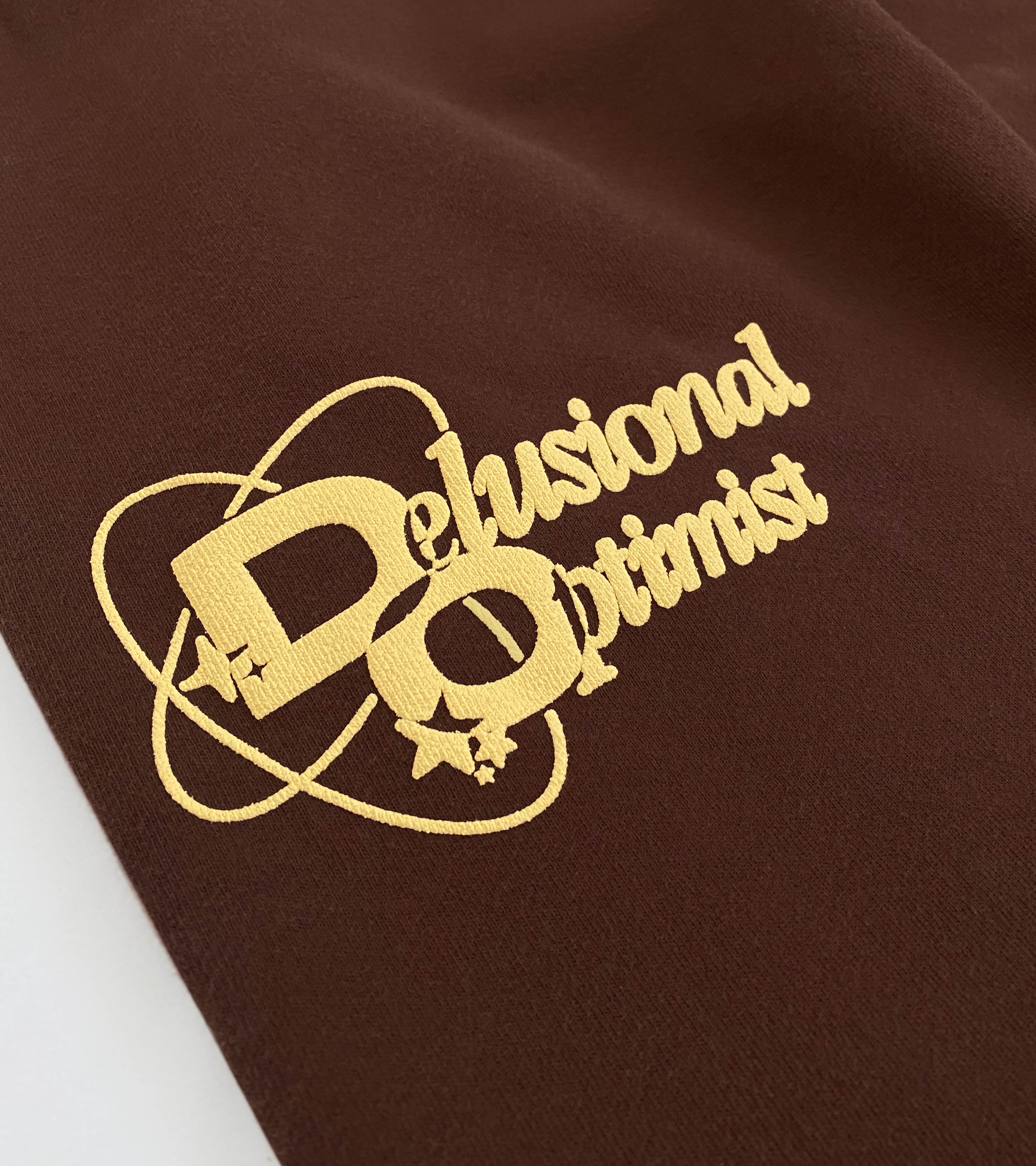 Delusional Optimist Sweatpants - Brown