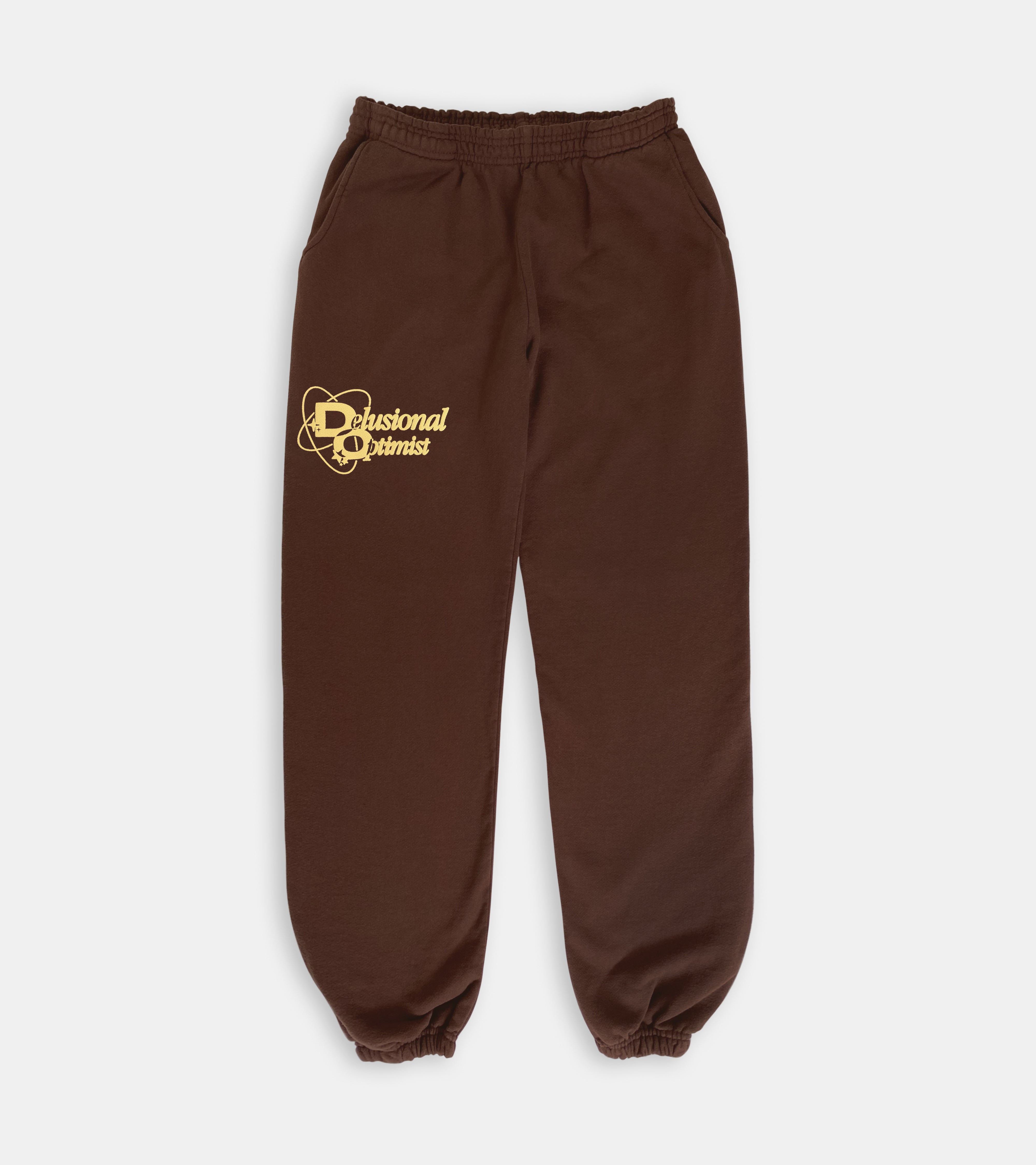 Delusional Optimist Sweatpants - Brown