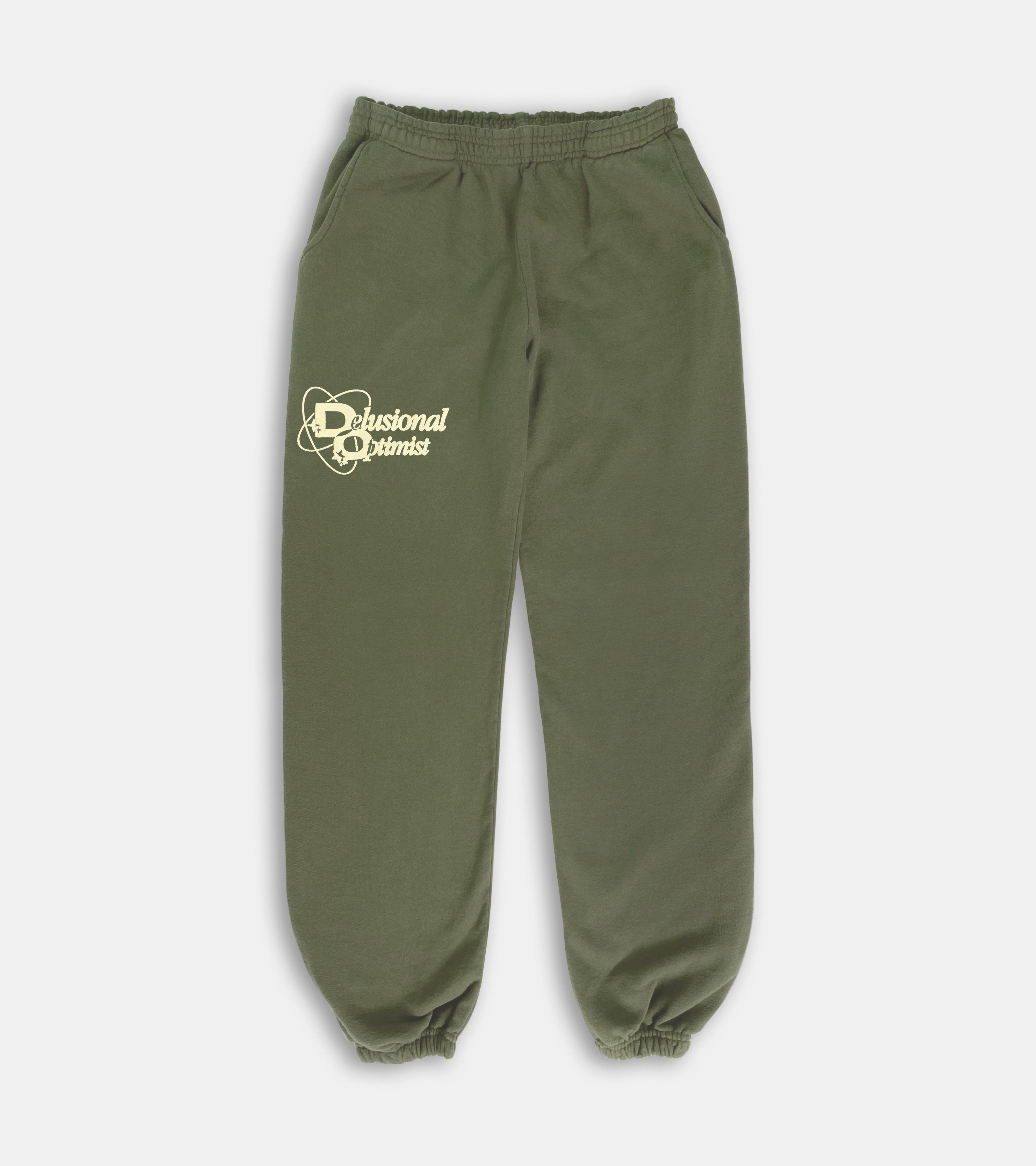 Delusional Optimist Sweatpants - Olive