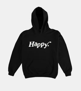HAPPY Hoodie - Black - SORRYIMBUSY