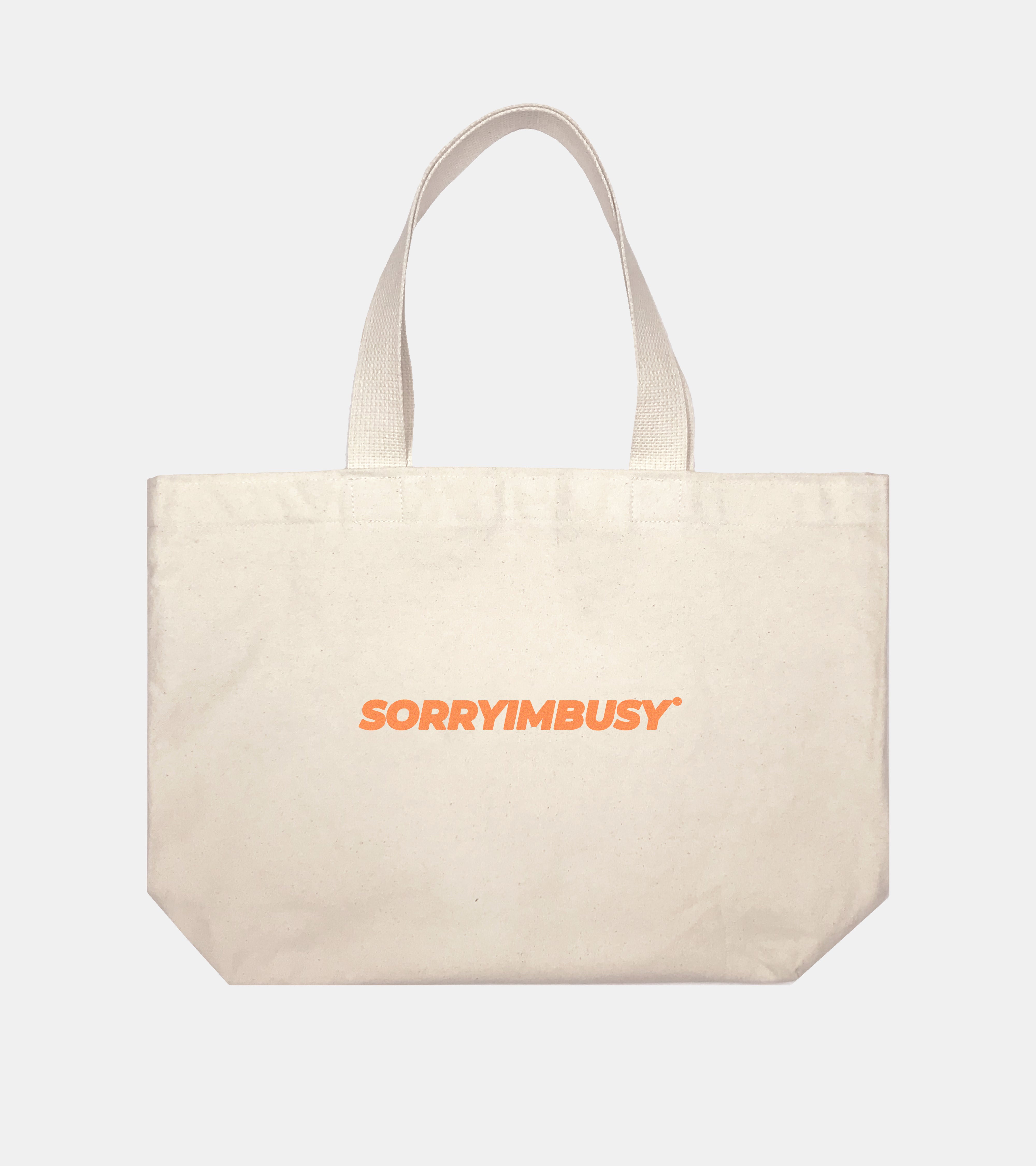 Heavyweight Logo Tote - Peach