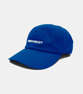 SORRYIMBUSY CLASSIC LOGO CAP ROYAL BLUE