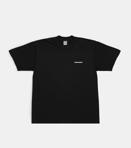 Logotype T-Shirt - Black - SORRYIMBUSY MADE IN USA HEAVYWEIGHT 6.5OZ