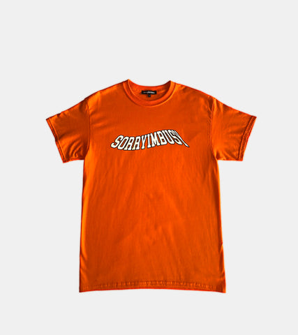 'WAVE' T-Shirt - Orange - SORRYIMBUSY