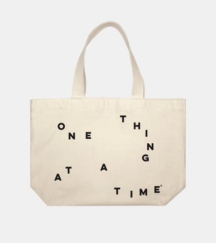 SORRYIMBUSY - One Thing At A Time Heavyweight Tote Bag - Made in USA