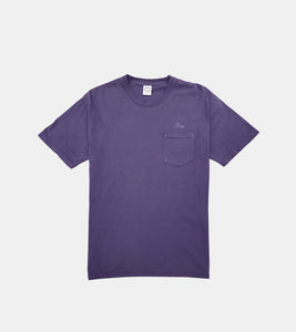 SORRYIMBUSY Grape Script Pocket T-Shirt