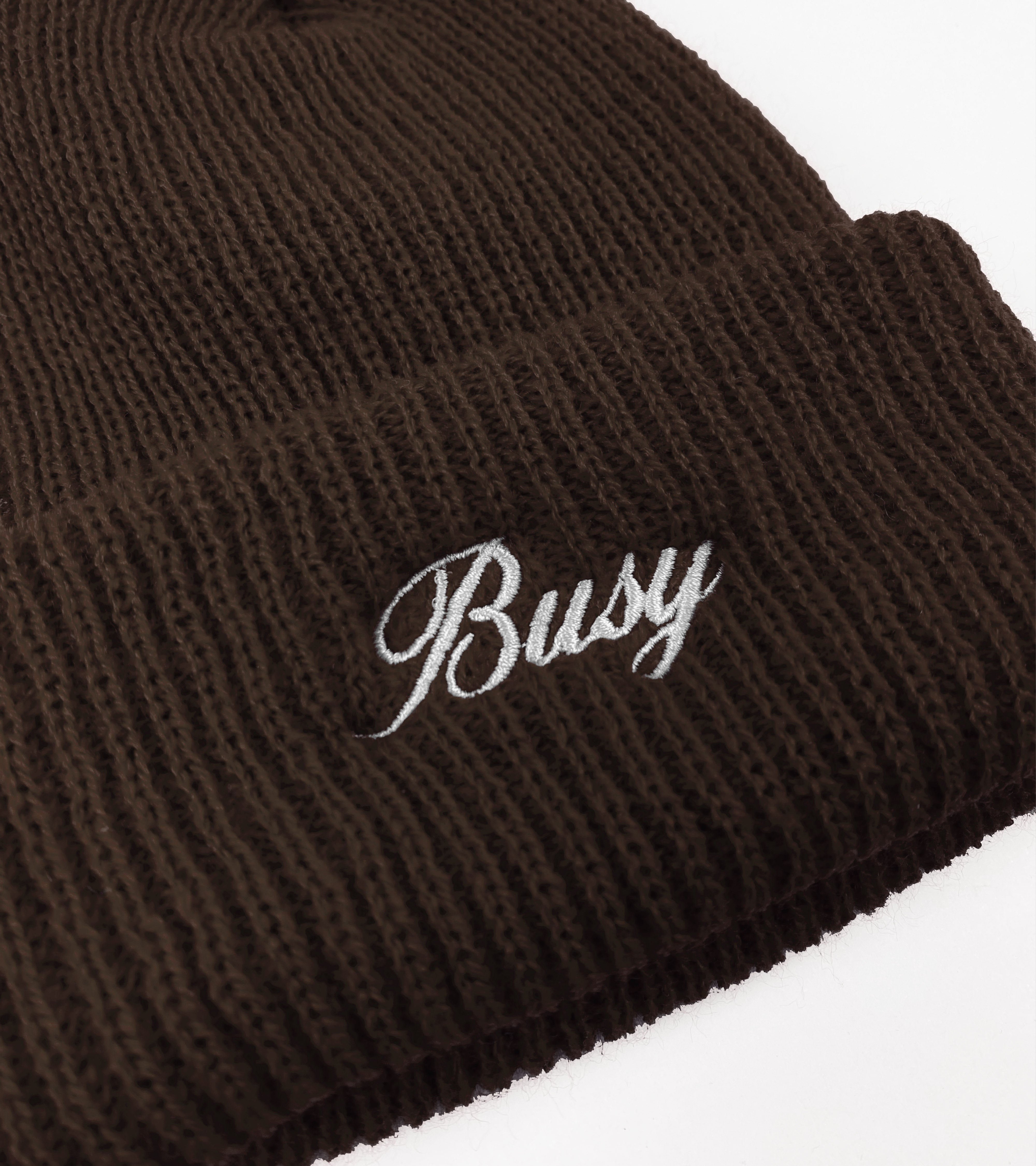 Script Beanie - Brown