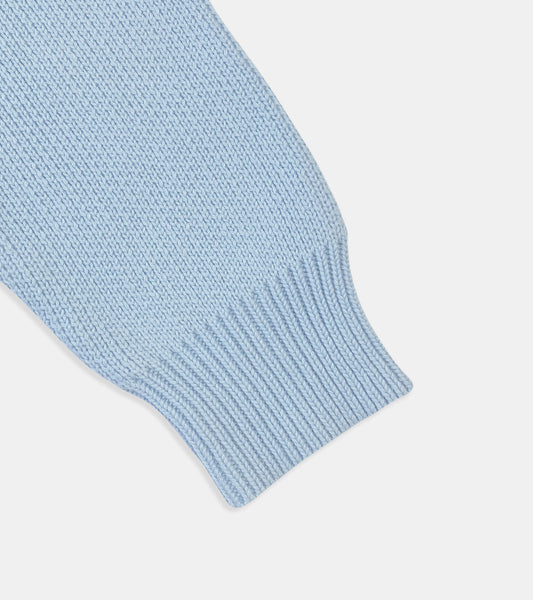 Spellout Knit - Baby Blue