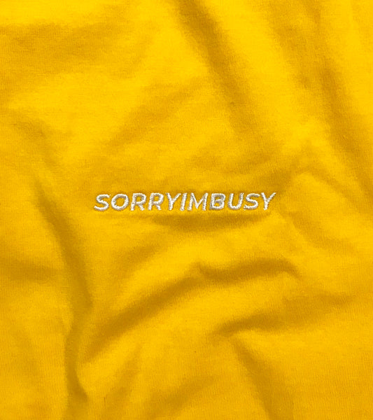 Classic Logo T-Shirt - Sunflower - SORRYIMBUSY