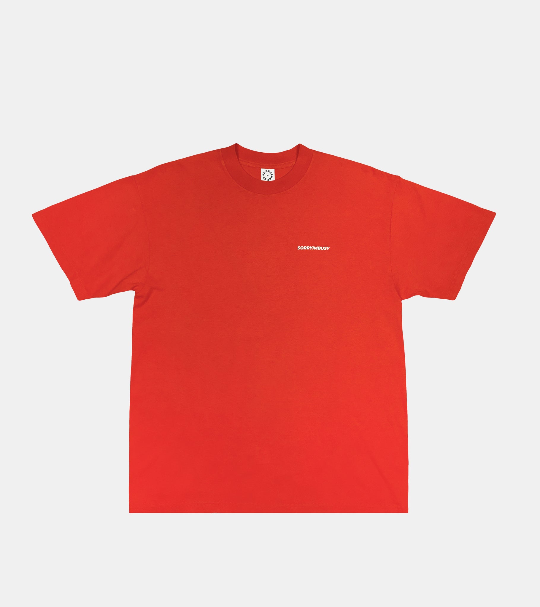 Logotype T-Shirt - Red - SORRYIMBUSY
